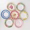 24 Assorted Vintage Floral Dessert Salad Paper Bowls Scalloped Edge Party Event